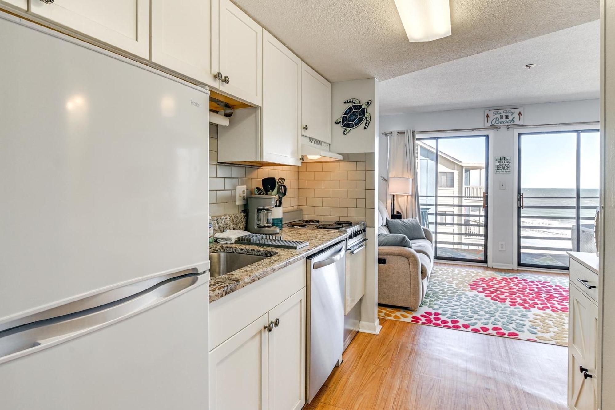 Cozy Beachfront Condo With Wifi, Views And Pool Access Myrtle Beach Esterno foto
