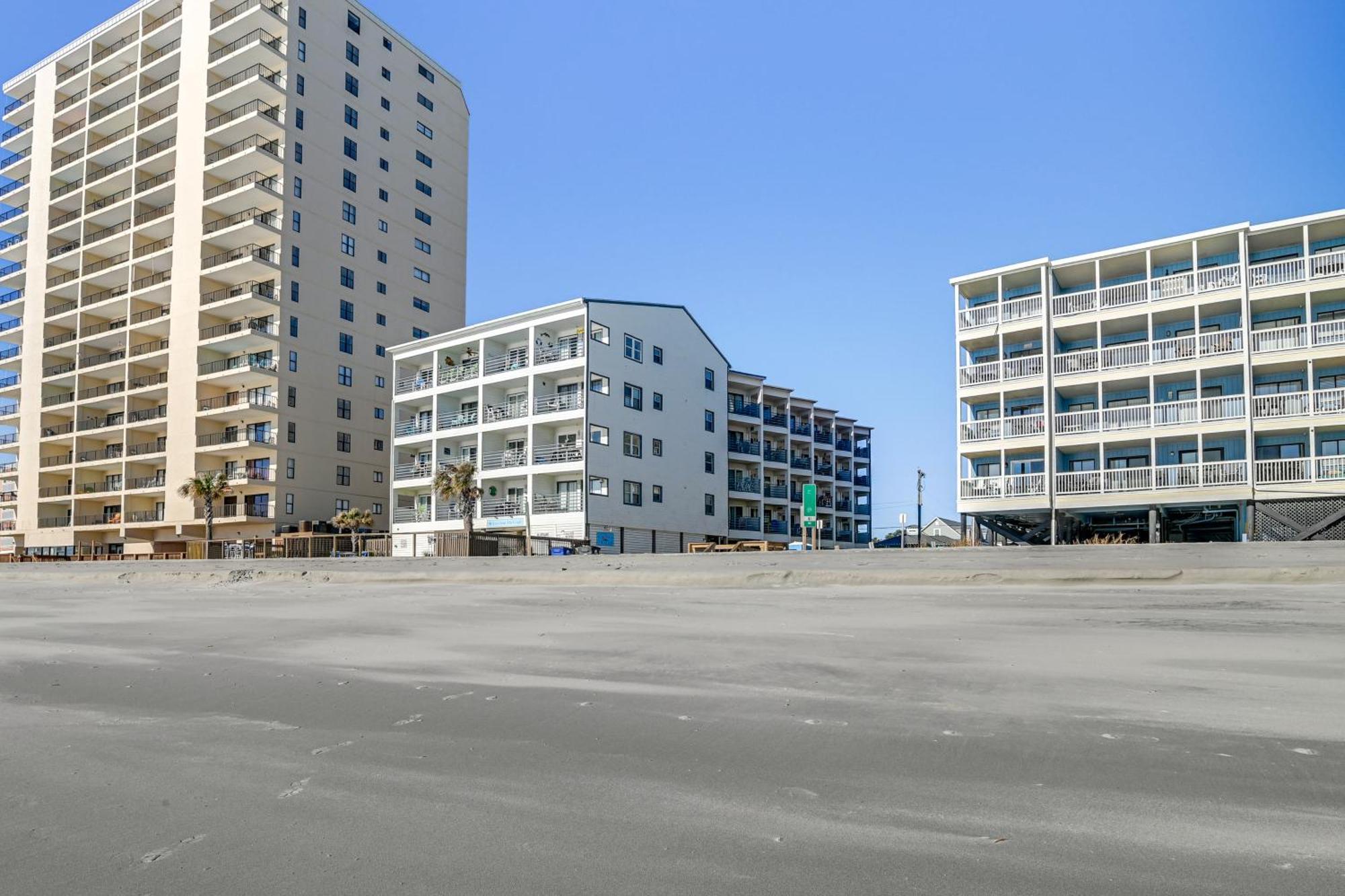 Cozy Beachfront Condo With Wifi, Views And Pool Access Myrtle Beach Esterno foto