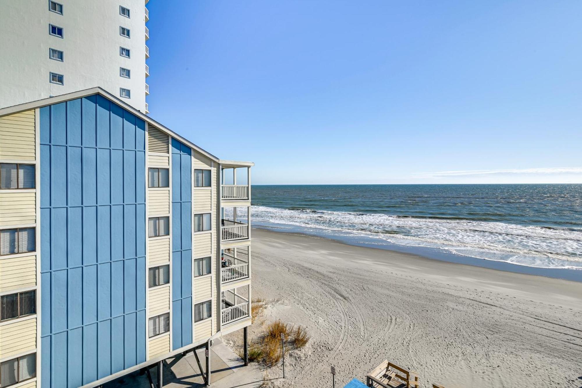 Cozy Beachfront Condo With Wifi, Views And Pool Access Myrtle Beach Esterno foto