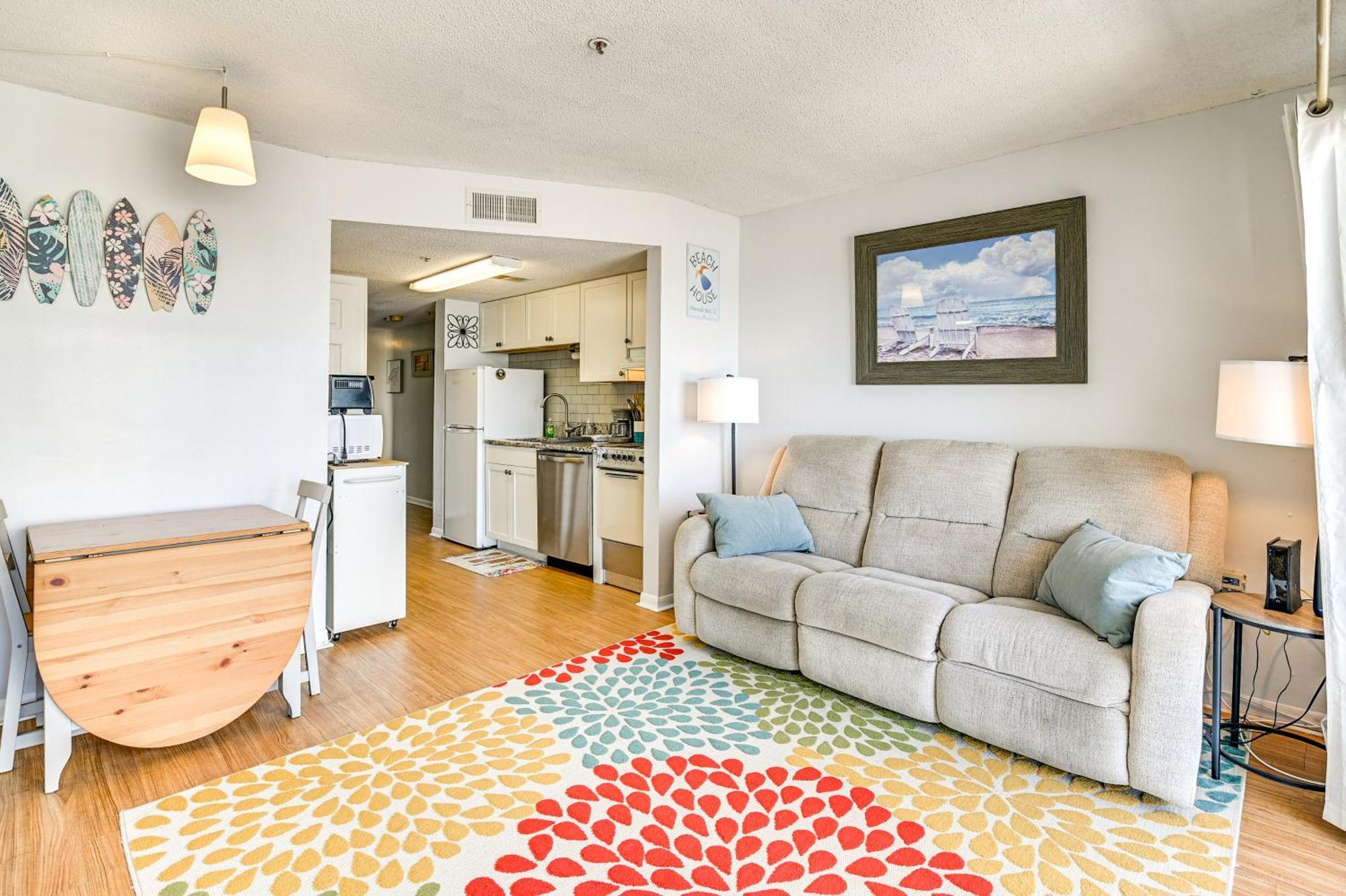 Cozy Beachfront Condo With Wifi, Views And Pool Access Myrtle Beach Esterno foto