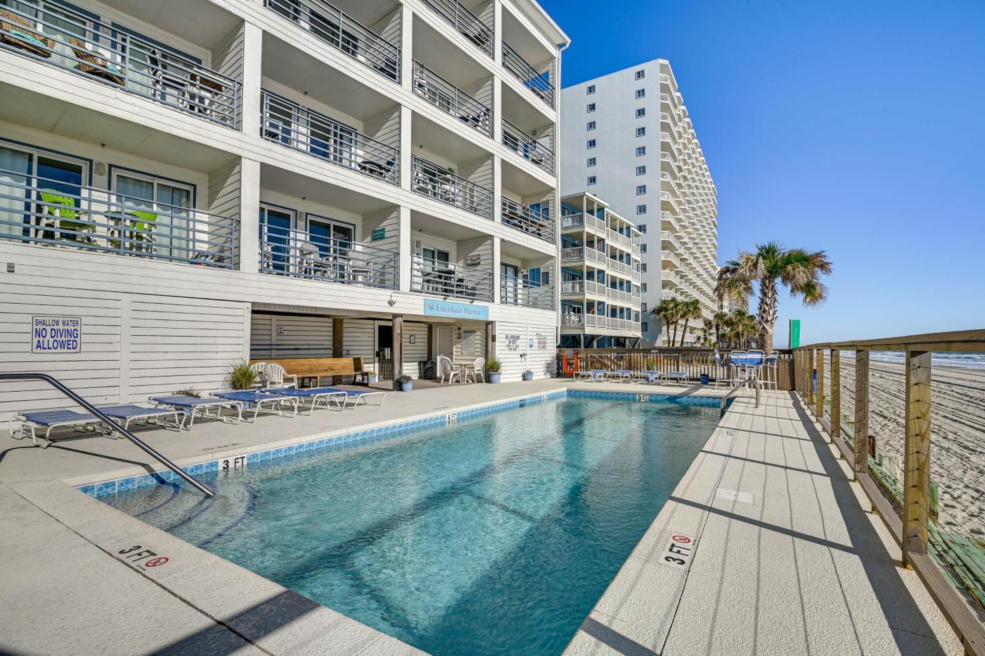 Cozy Beachfront Condo With Wifi, Views And Pool Access Myrtle Beach Esterno foto